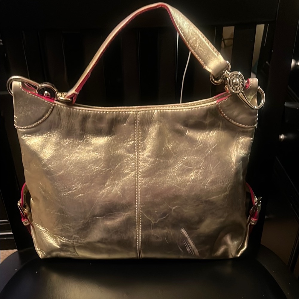 Gold Metallic Shoulder Bag